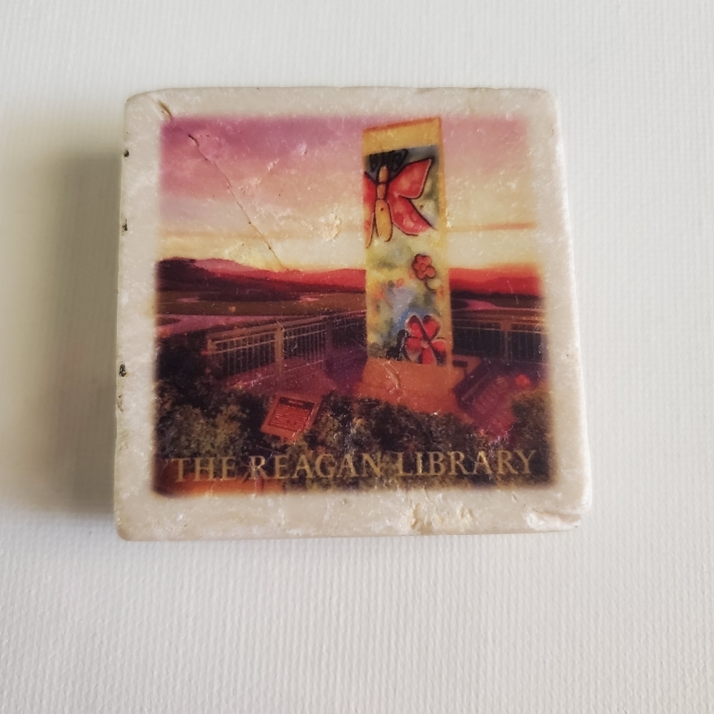 Vintage Ronald Reagan Library Magnet